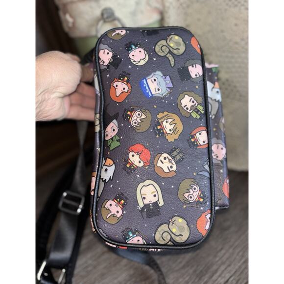 Loungefly Harry Potter Characters Double Strap Backpack Excellent Condition - Picture 8 of 9